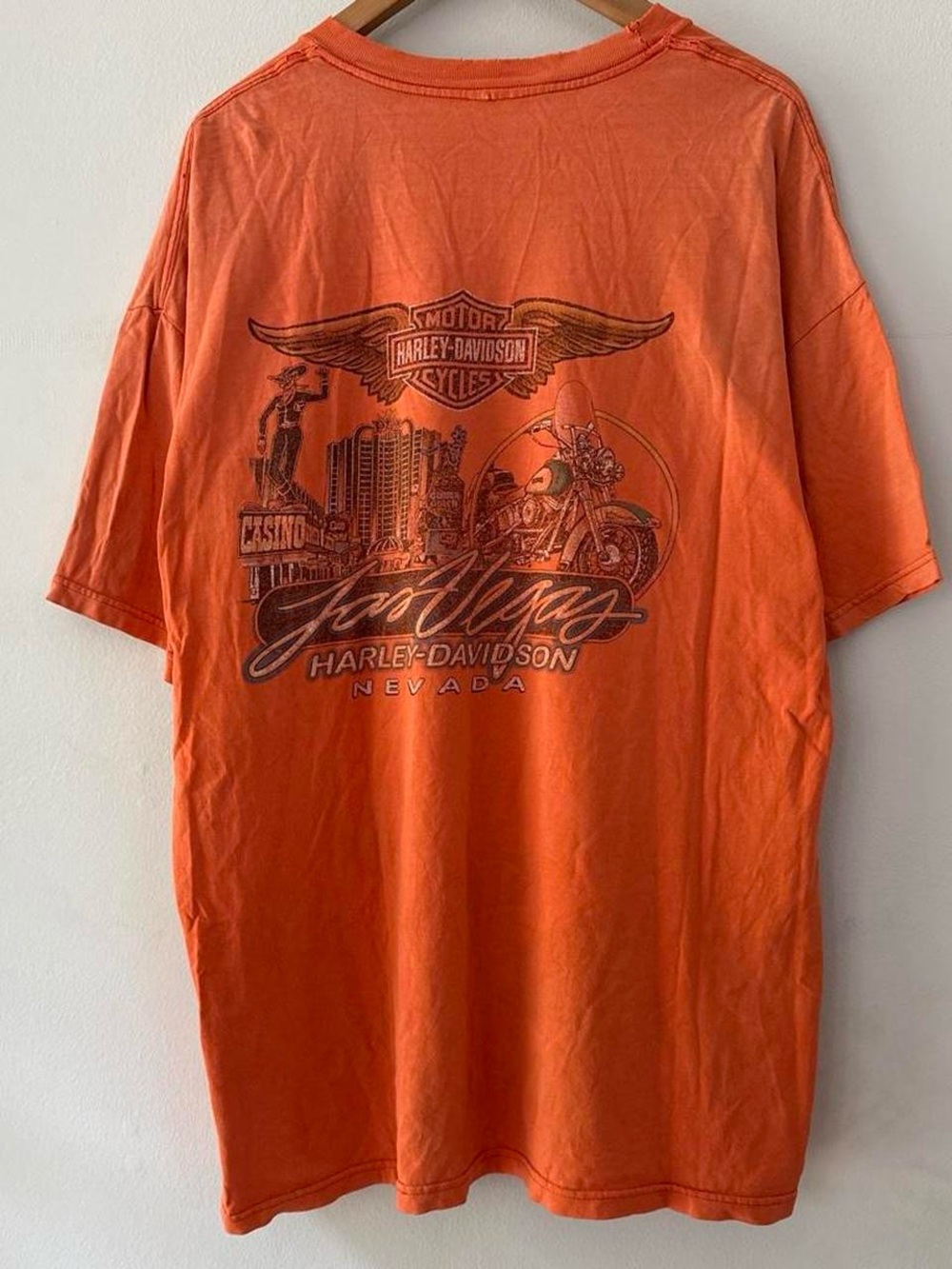 Vintage Y2K 2000s Harley Davidson Motorbike Graphic Tee